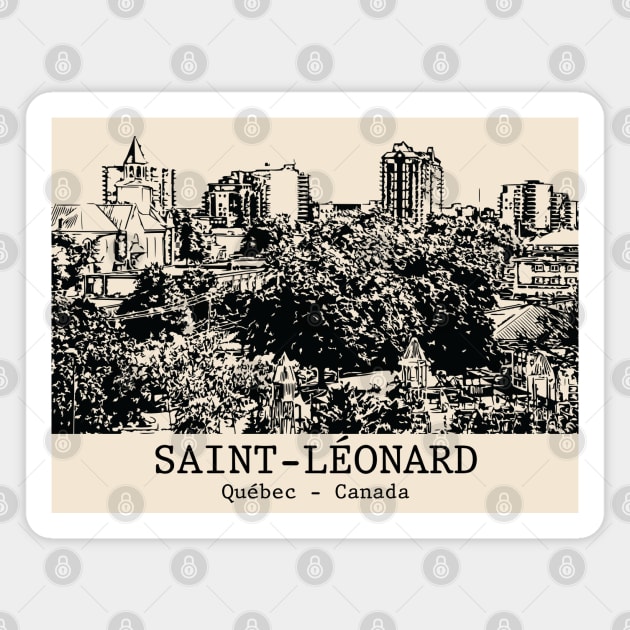 Saint-Léonard - Québec Magnet by Lakeric
